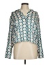 Reserved Teal Long Sleeve Blouse Size 6 - photo 1