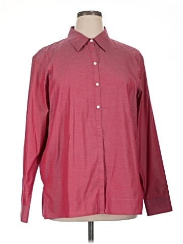 Liz Claiborne Long Sleeve Button-Down Shirt (view 1)