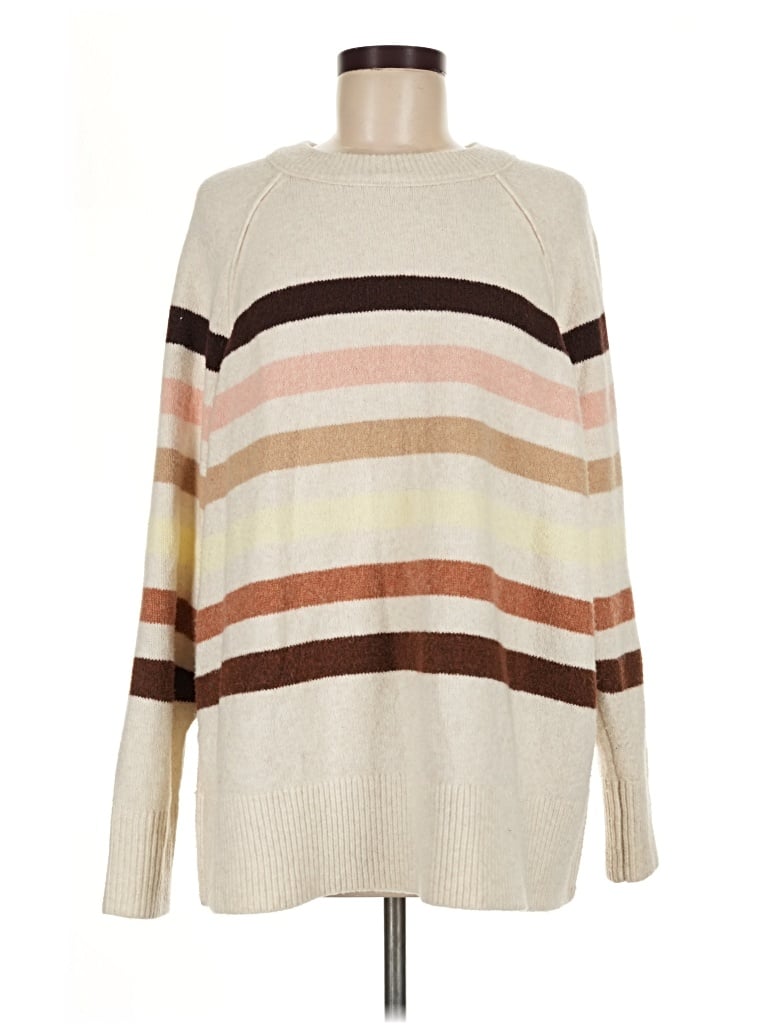 Pre-owned Aerie Turtleneck Sweater In Ivory