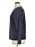 Talbots Polka Dots Blue Long Sleeve Top Size XL - photo 5