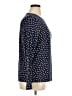 Talbots Polka Dots Blue Long Sleeve Top Size XL - photo 4