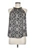 Joie 100% Silk Damask Silver Sleeveless Silk Top Size M - photo 1