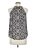 Joie 100% Silk Damask Silver Sleeveless Silk Top Size M - photo 2