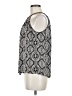 Joie 100% Silk Damask Silver Sleeveless Silk Top Size M - photo 5