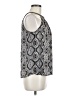 Joie 100% Silk Damask Silver Sleeveless Silk Top Size M - photo 4