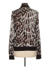 St. John 100% Viscose Animal Print Brown Sweatshirt Size L - photo 2