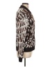 St. John 100% Viscose Animal Print Brown Sweatshirt Size L - photo 4