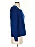 Classiques Entier 100% Wool Blue Long Sleeve Top Size S - photo 4