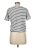 Unbranded Stripes White Short Sleeve T-Shirt Size M - photo 2