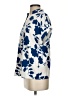 Shein Floral Blue Short Sleeve Blouse Size 4 - photo 5