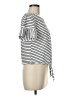Unbranded Stripes White Short Sleeve T-Shirt Size M - photo 4