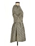 Shein Houndstooth Brown Casual Dress Size M - photo 4