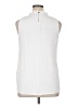 Olivia Grey 100% Polyester White Sleeveless Blouse Size XL - photo 2