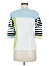 Pure Amici 100% Cotton Color Block Blue Sweatshirt Size M - photo 2