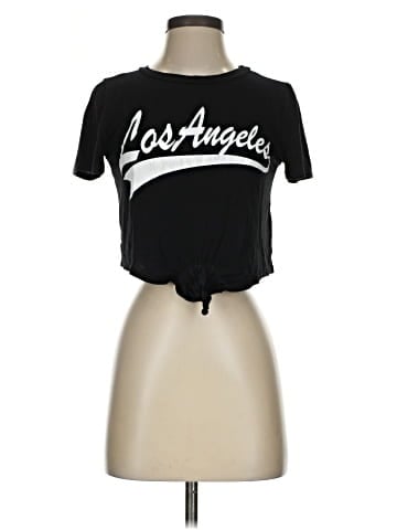 Fashion Magazine Short Sleeve Top (view 1)