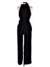 Nicole Miller Solid Black Jumpsuit Size 12 - photo 2