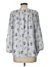 Kaari Blue 100% Polyester Blue 3/4 Sleeve Blouse Size L - photo 2