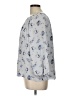 Kaari Blue 100% Polyester Blue 3/4 Sleeve Blouse Size L - photo 5