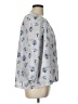 Kaari Blue 100% Polyester Blue 3/4 Sleeve Blouse Size L - photo 4