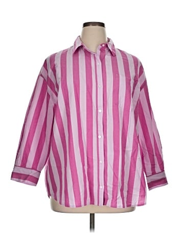 Old Navy 3/4 Sleeve Button-Down Shirt (view 1)