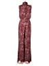 Ali & Jay 100% Polyester Paisley Red Jumpsuit Size XS - photo 2