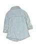 Carter's 100% Cotton Solid Blue Short Sleeve Button-Down Shirt 0-3 MO / 3 MO - photo 2