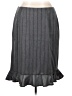 Unbranded 100% Polyester Chevron-herringbone Gray Formal Skirt Size 14 - photo 1