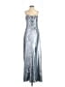 LoveShackFancy 100% Polyester Metallic Silver Cocktail Dress Size 2 - photo 1