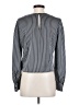 Avec Les Filles 100% Polyester Silver Long Sleeve Top Size S - photo 2