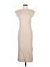Express Solid Tan Casual Dress Size M - photo 1