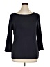 Talbots Black 3/4 Sleeve Top Size XL - photo 1