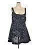 ELOQUII 100% Polyester Tweed Blue Casual Dress Size 18 Plus - photo 1