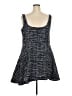ELOQUII 100% Polyester Tweed Blue Casual Dress Size 18 Plus - photo 2
