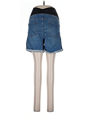Isabel Maternity Denim Shorts (view 2)