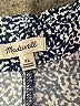 Madewell 100% Viscose Print Blue Drawstring Drapey Pull-On Shorts in Bengali Blockprint Size XL - photo 3