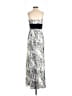 BCBGMAXAZRIA 100% Silk Silver Cocktail Dress Size 2 - photo 2