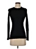 Aqua 100% Cashmere Black Long Sleeve Top Size S - photo 1