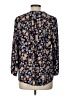 TWO by Vince Camuto Floral Blue 3/4 Sleeve Blouse Size L - photo 2