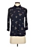 Sessun 100% Viscose Print Blue 3/4 Sleeve Blouse Size S - photo 1