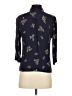 Sessun 100% Viscose Print Blue 3/4 Sleeve Blouse Size S - photo 2