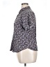 Universal Thread Floral Blue Short Sleeve Blouse Size XL - photo 5