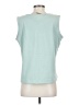 Coco + Carmen Teal Sleeveless Top Size S - photo 2
