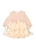 Assorted Brands 100% Polyester Tan Dress Size 12-18 mo - photo 1