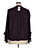 Torrid 100% Polyester Purple Long Sleeve Blouse Size 1X Plus (1) - photo 2