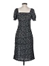 Shein Polka Dots Black Casual Dress Size XS - photo 2