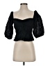 A New Day Black 3/4 Sleeve Blouse Size XS - photo 1