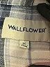 Wallflower Plaid Gray Long Sleeve Button-Down Shirt Size 3X - photo 7