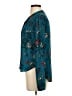 Astr 100% Polyester Teal Long Sleeve Blouse Size S - photo 5