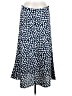 J.Crew 100% Polyester Polka Dots Blue Casual Skirt Size M - photo 1