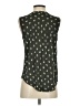 Ann Taylor LOFT 100% Polyester Green Sleeveless Blouse Size S (petite) - photo 2